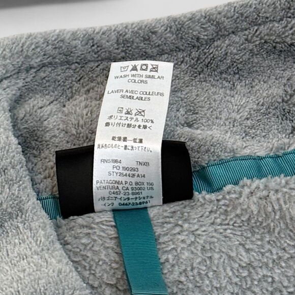 Patagonia Women's 1/4 Snap Jacket Fleece Re-Tool Snap-T Pullover Pockets Size Sm - Picture 9 of 9